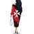 Malta Cross With Valletta Capital Family Matching Off The Shoulder Long Sleeve Dress and Hawaiian Shirt Scenery in Velletta Capital
