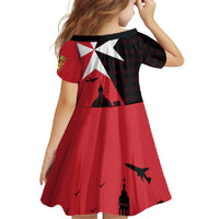 Malta Cross With Valletta Capital Family Matching Tank Maxi Dress and Hawaiian Shirt Scenery in Velletta Capital