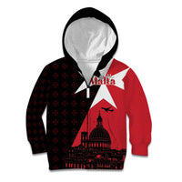 Malta Cross With Valletta Capital Kid Hoodie Scenery in Velletta Capital