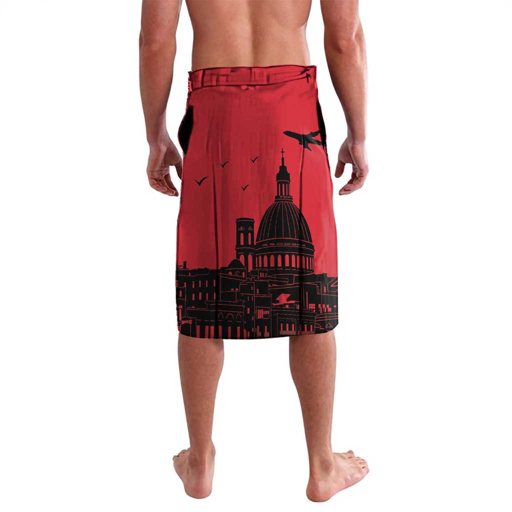 Malta Cross With Valletta Capital Lavalava Scenery in Velletta Capital