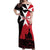 Malta Cross With Valletta Capital Off Shoulder Maxi Dress Scenery in Velletta Capital