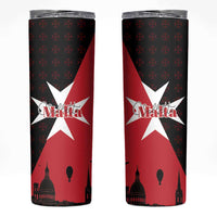 Malta Cross With Valletta Capital Skinny Tumbler Scenery in Velletta Capital