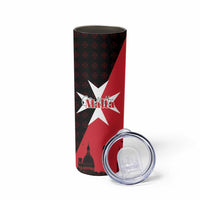Malta Cross With Valletta Capital Skinny Tumbler Scenery in Velletta Capital