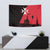Malta Cross With Valletta Capital Tapestry Scenery in Velletta Capital