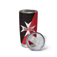 Malta Cross With Valletta Capital Tumbler Cup Scenery in Velletta Capital