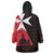 Malta Cross With Valletta Capital Wearable Blanket Hoodie Scenery in Velletta Capital
