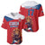 Custom Czech Republic Football Go Champions Baseball Jersey Sporty Style with Lion Mascot