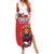 Custom Czech Republic Football Go Champions Summer Maxi Dress Sporty Style with Lion Mascot
