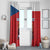 Custom Czech Republic Football Go Champions Window Curtain Sporty Style with Lion Mascot