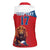 Custom Czech Republic Football Go Champions Women Sleeveless Polo Shirt Sporty Style with Lion Mascot