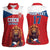 Custom Czech Republic Football Go Champions Women Sleeveless Polo Shirt Sporty Style with Lion Mascot