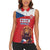 Custom Czech Republic Football Go Champions Women Sleeveless Polo Shirt Sporty Style with Lion Mascot