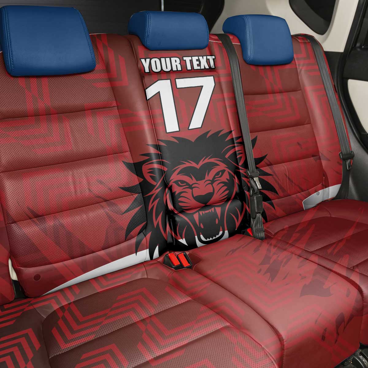 Czech Republic Football Custom Back Car Seat Cover Sporty Style