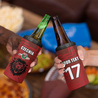 Czech Republic Football Custom 4 in 1 Can Cooler Tumbler