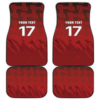 Czech Republic Football Custom Car Mats Sporty Style