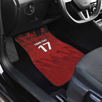 Czech Republic Football Custom Car Mats Sporty Style