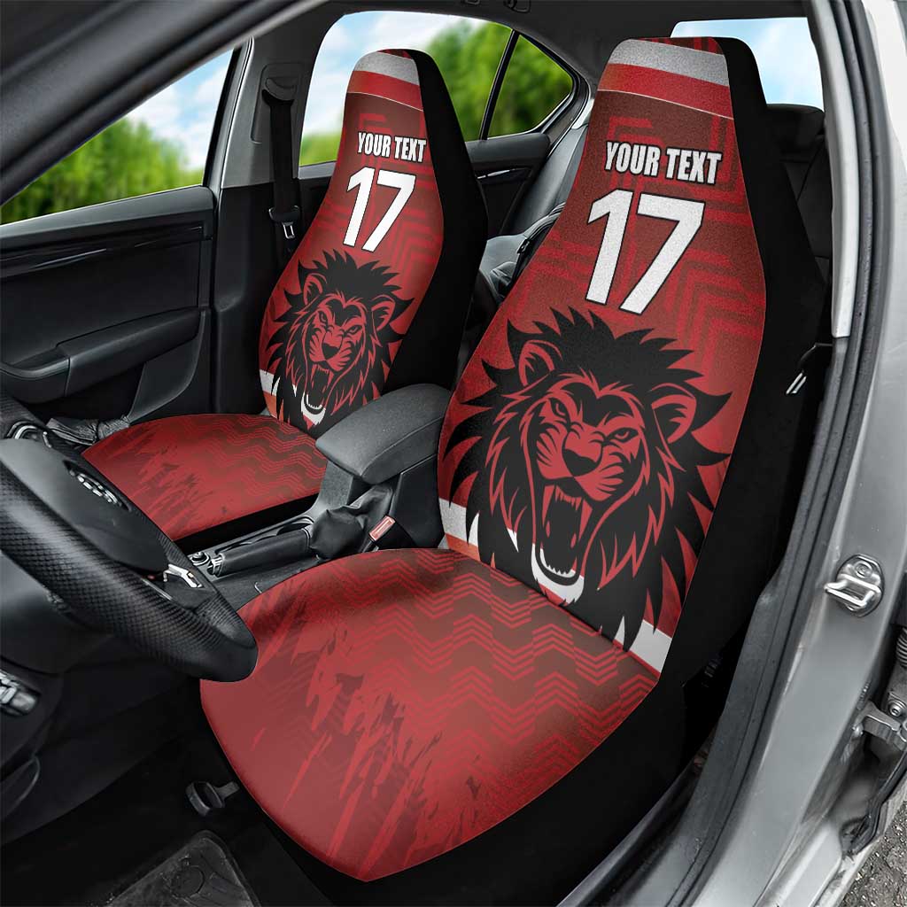 Czech Republic Football Custom Car Seat Cover Sporty Style