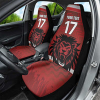 Czech Republic Football Custom Car Seat Cover Sporty Style