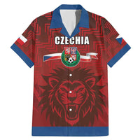 Czech Republic Football Custom Family Matching Mermaid Dress and Hawaiian Shirt Sporty Style