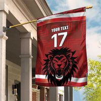 Czech Republic Football Custom Garden Flag Sporty Style