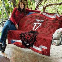 Czech Republic Football Custom Quilt Sporty Style LT17 - Wonder Print Shop