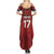 Czech Republic Football Custom Summer Maxi Dress Sporty Style LT17 - Wonder Print Shop