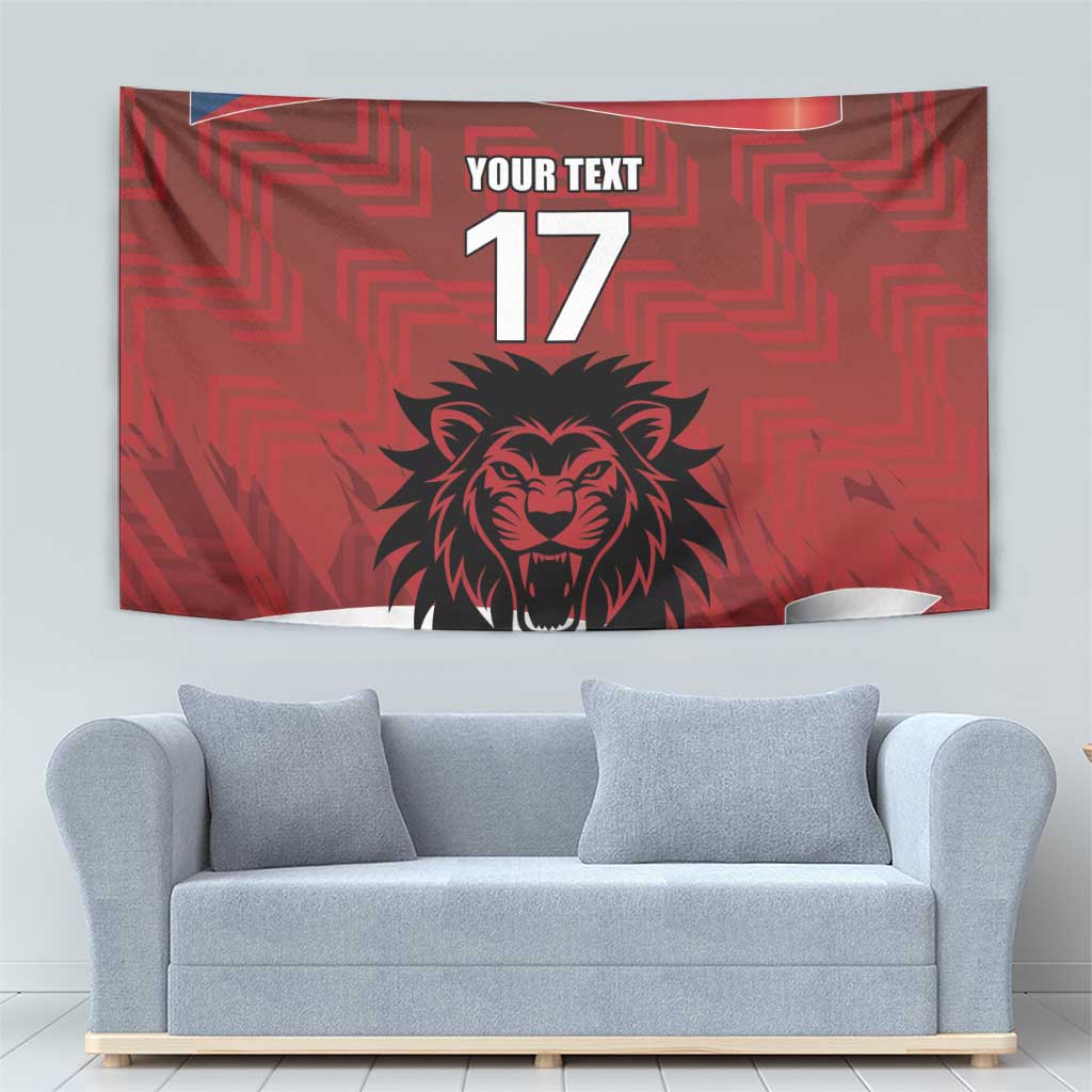 Czech Republic Football Custom Tapestry Sporty Style LT17 - Wonder Print Shop