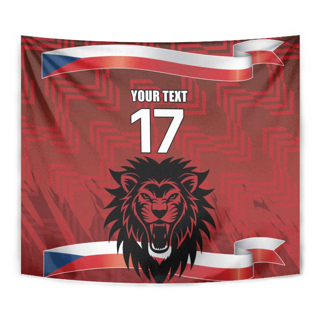 Czech Republic Football Custom Tapestry Sporty Style LT17 - Wonder Print Shop