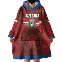 Czech Republic Football Custom Wearable Blanket Hoodie Sporty Style LT17 - Wonder Print Shop