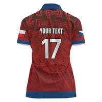 Czech Republic Football Custom Women Polo Shirt Sporty Style LT17 - Wonder Print Shop