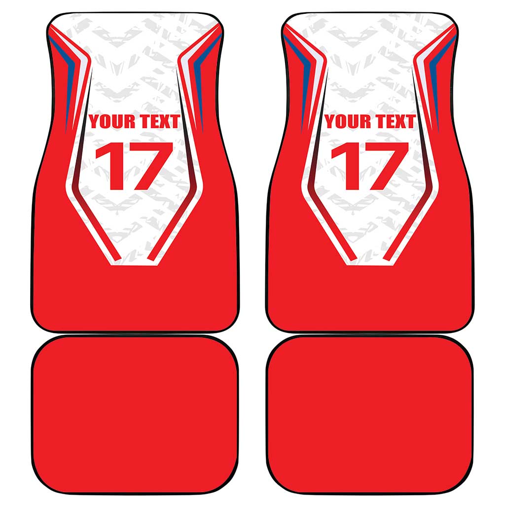 Czech Republic Ice Hockey Custom Car Mats Flag Style