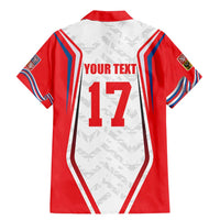 Czech Republic Ice Hockey Custom Family Matching Mermaid Dress and Hawaiian Shirt Flag Style