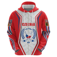 Czech Republic Ice Hockey Custom Hoodie Flag Style