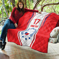 Czech Republic Ice Hockey Custom Quilt Flag Style LT17 - Wonder Print Shop