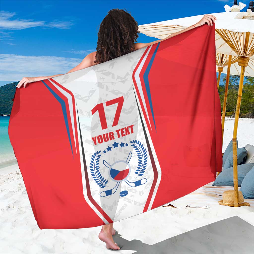Czech Republic Ice Hockey Custom Sarong Flag Style LT17 - Wonder Print Shop