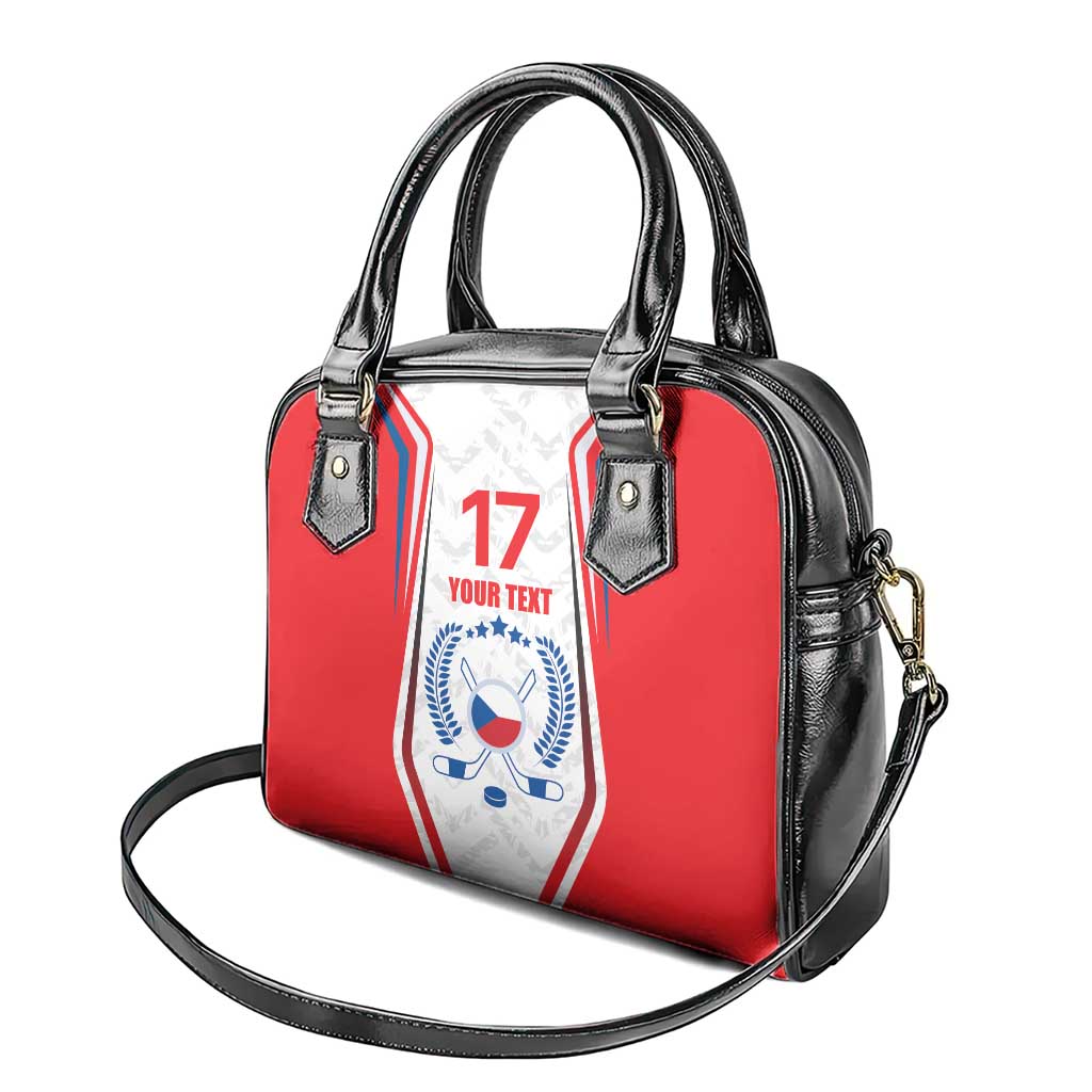 Czech Republic Ice Hockey Custom Shoulder Handbag Flag Style LT17 - Wonder Print Shop
