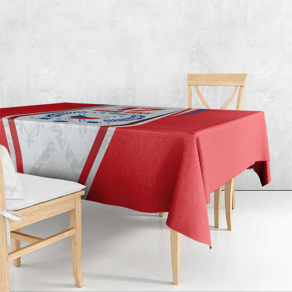 Czech Republic Ice Hockey Custom Tablecloth Flag Style LT17 - Wonder Print Shop