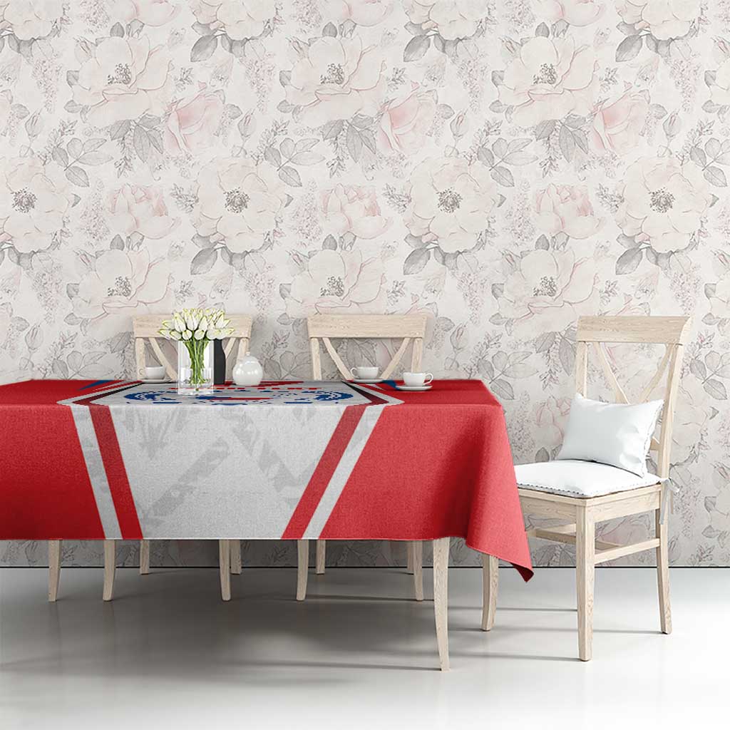 Czech Republic Ice Hockey Custom Tablecloth Flag Style LT17 - Wonder Print Shop