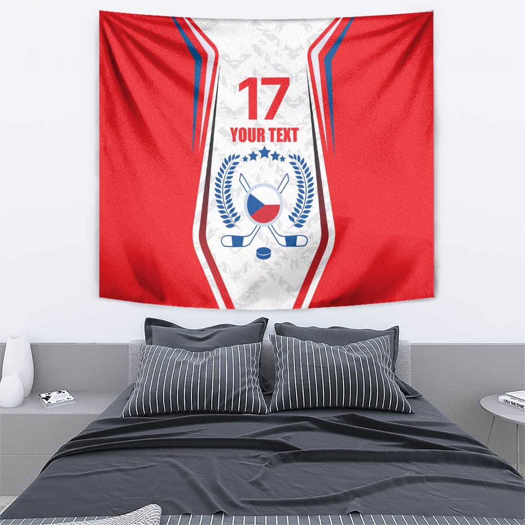 Czech Republic Ice Hockey Custom Tapestry Flag Style LT17 - Wonder Print Shop