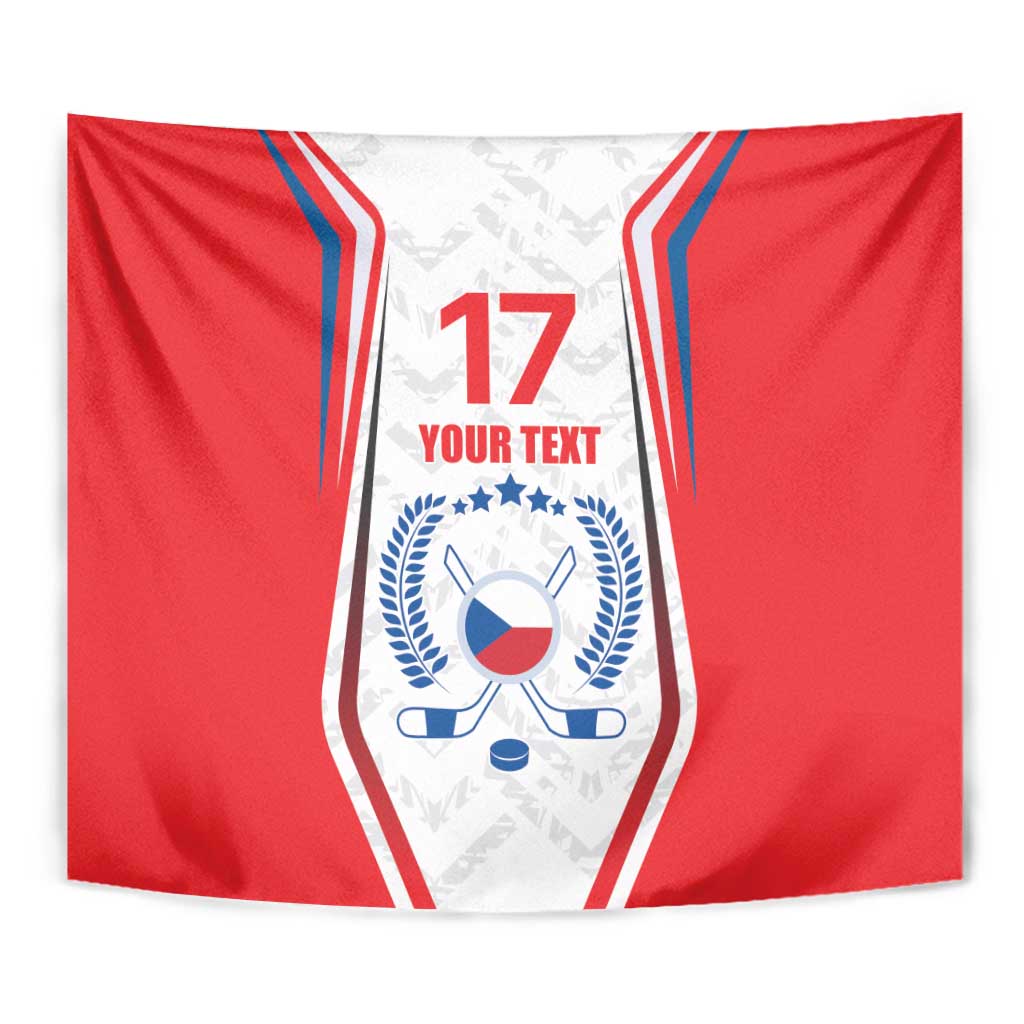 Czech Republic Ice Hockey Custom Tapestry Flag Style LT17 - Wonder Print Shop