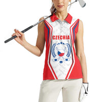 Czech Republic Ice Hockey Custom Women Sleeveless Polo Shirt Flag Style LT17 - Wonder Print Shop