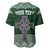 Personalized Celtic Cross Shamrock Ireland Baseball Jersey Celtic Knot with Shamrock