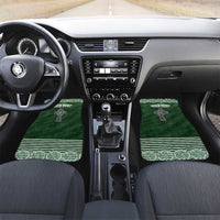 Personalized Celtic Cross Shamrock Ireland Car Mats Celtic Knot with Shamrock
