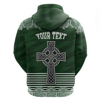 Personalized Celtic Cross Shamrock Ireland Hoodie Celtic Knot with Shamrock