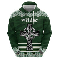 Personalized Celtic Cross Shamrock Ireland Hoodie Celtic Knot with Shamrock
