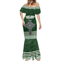 Personalized Celtic Cross Shamrock Ireland Mermaid Dress Celtic Knot with Shamrock