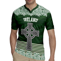 Personalized Celtic Cross Shamrock Ireland Rugby Jersey Celtic Knot with Shamrock