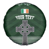 Personalized Celtic Cross Shamrock Ireland Spare Tire Cover Celtic Knot with Shamrock