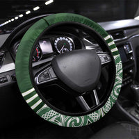 Celtic Cross Shamrock Ireland Steering Wheel Cover Celtic Knot with Shamrock