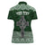 Personalized Celtic Cross Shamrock Ireland Women Polo Shirt Celtic Knot with Shamrock